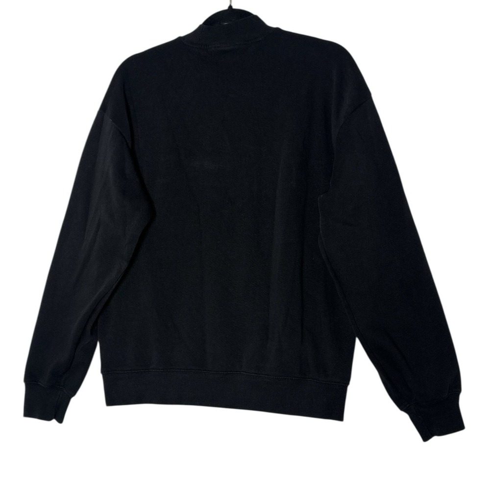 The North Face Sweater Pullover Mens Small‎ Black Cotton Crewneck Cozy Outdoor - Picture 2 of 9